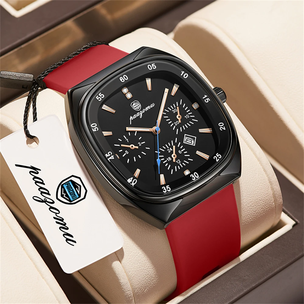 Women's Large Dial Minimalist Watch With Silicone Strap Elegant Quartz Wristwatch For Student Fashion Casual Ladies_voghion.com