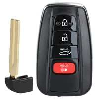 Keyecu 4ปุ่ม314.3MHz สำหรับ Toyota Highlander 2021 2022 2023อัตโนมัติรีโมทคอนโทรลอัจฉริยะที่ห้อยกุญแจ HYQ14FLA 231451-3450 8990H-0E370 3