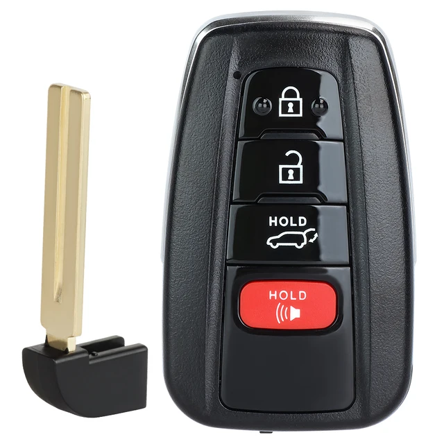 Keyecu 4ปุ่ม314.3MHz สำหรับ Toyota Highlander 2021 2022 2023อัตโนมัติรีโมทคอนโทรลอัจฉริยะที่ห้อยกุญแจ HYQ14FLA 231451-3450 8990H-0E370 3