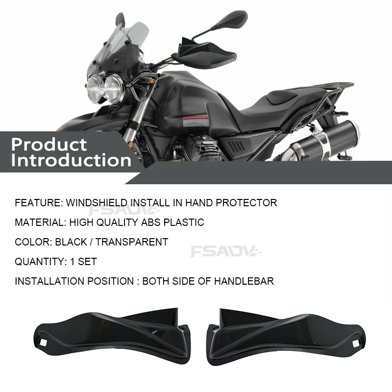 GIVI ジビ　ハンドガードエクステンション　モトグッツィ　V85TT GIVI ジビ ハンドガードエクステンション モトグッツィ V85TT
