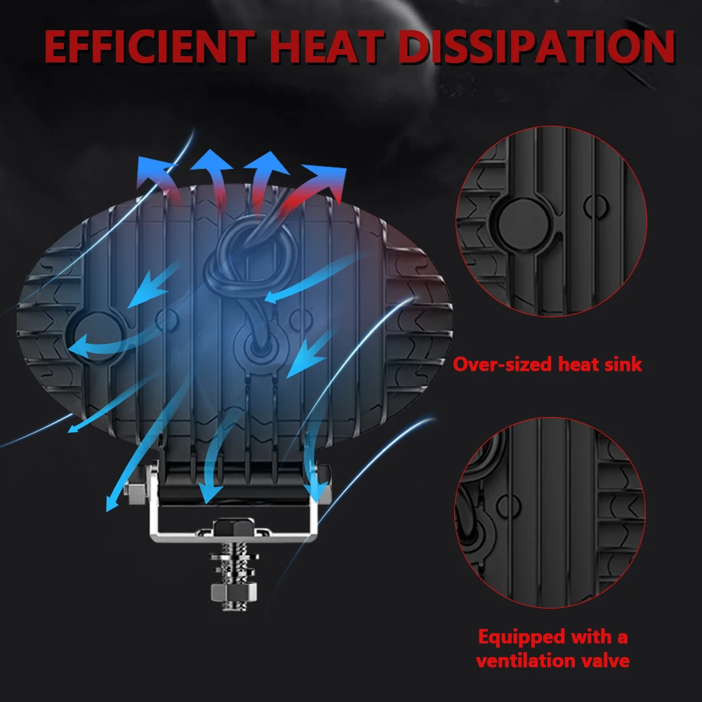 5.5Inch Work Fog Light LED Headlight Light Auto Fog Light Led Light Bar for Moto