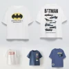 Boutique Children's Clothes 2025 Summer T-shirt Boys Short Sleeve Tees Printed Cartoon Loose Casual O-neck T Shirts Tops 1-7 Age 1