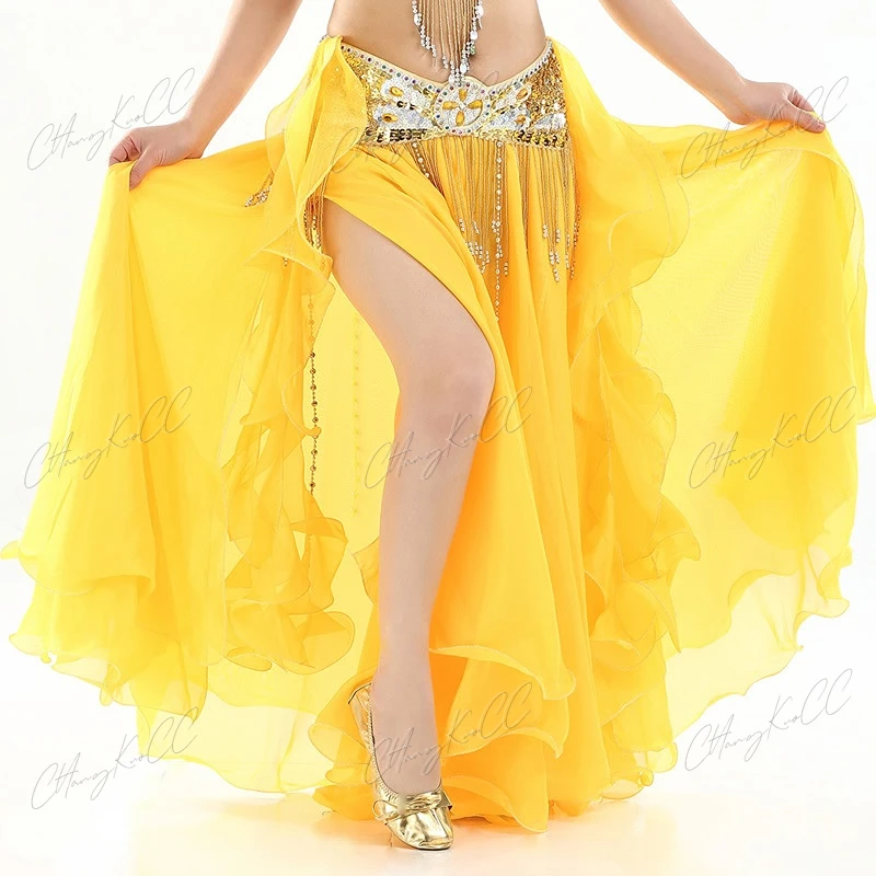 

Belly Dancing Costumes Belly Dance Skirts Clothing Elf Fairy Long Maxi Skirts Lady Women Sexy Oriental Professiona Stage Show