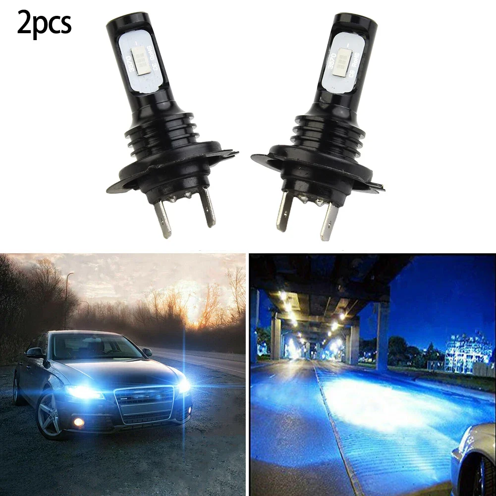 안개등 헤드라이트 후진등 전구 문짝, 오류 없음, 하이/로우 아이스 블루, 12V-24V, DC 2 SMD, 신제품