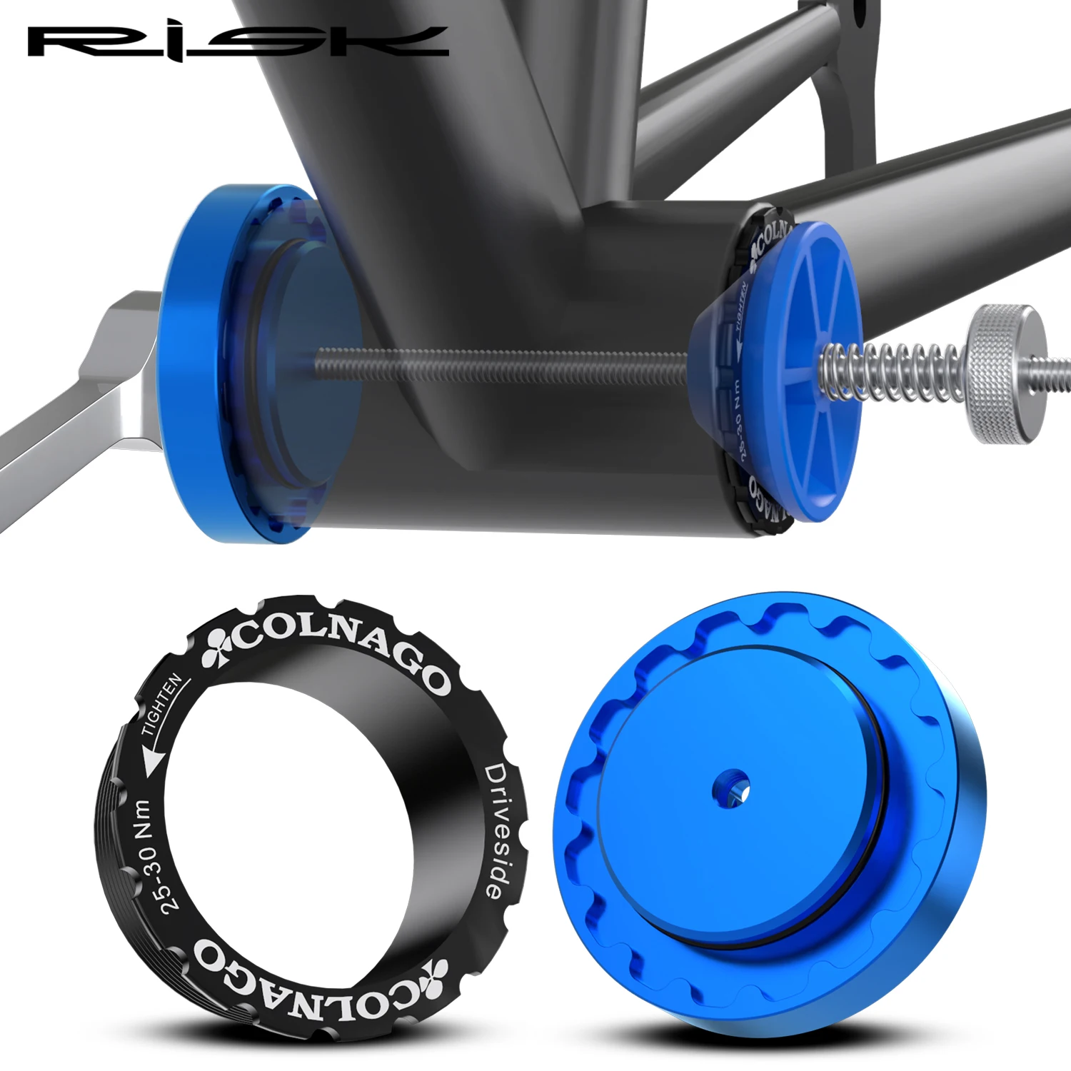 Rischio 53-16T Strumento Di Rimozione Della Staffa Inferiore Adatto Per Strumento Ausiliario Colnago Bb Chiave A Cricchetto Da 3/8"