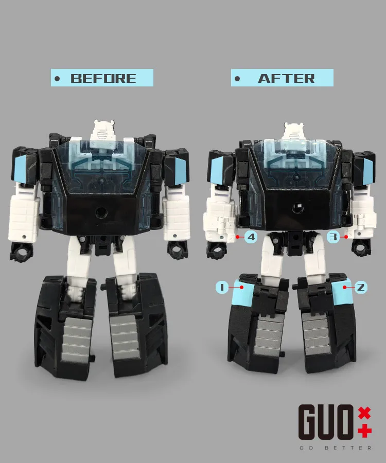 3D DIY Upgrade Kit For Legacy United Armada Wheeljack-GO BETTER studio Accessories