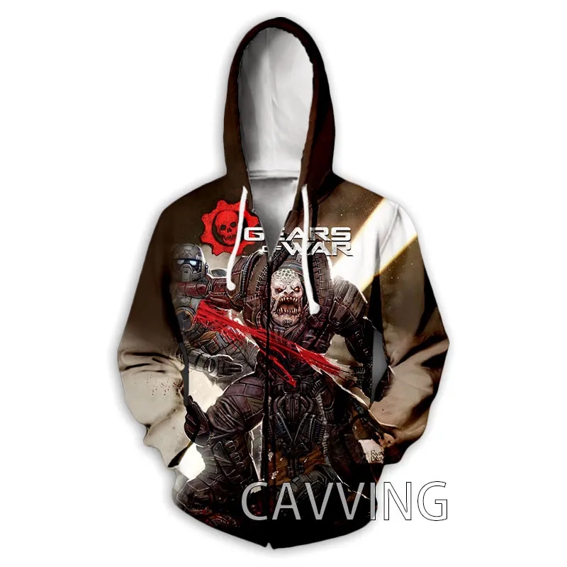 

New Fashion 3D Print Game War Machine Zipper Hoodies Zip Up Hooded Sweatshirts Harajuku Hoodie Hip Hop Sweatshirts Z01