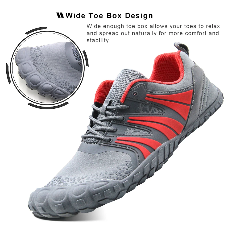 Zapatillas minimalistas de Trail Running para verano, calzado para andar  descalzo, con punta ancha, transpirables, de alta calidad