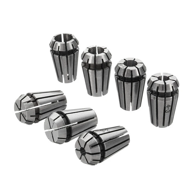 스프링 콜릿, 모터 샤프트 홀더 연장 로드, ER11A, 1-7mm, 21 개