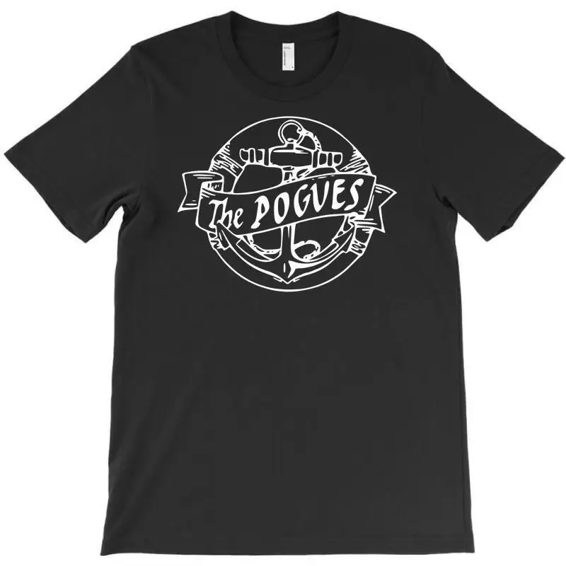 The Pogues T-Shirt-Anchor Logo, Irish, Punk Regular Unisex Tee Size S-5Xl