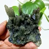 Natural Stones Epidote Crystal Cluster Tower Symbiosis Specimen Feng Shui Crystal Witchcraft Energy curative Room Decoration 6