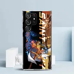 Anime Saint Seiya Soft TPU Phone Case - Stylish Protective Back Cover - Samsung S24 FE (SE026 - 1)