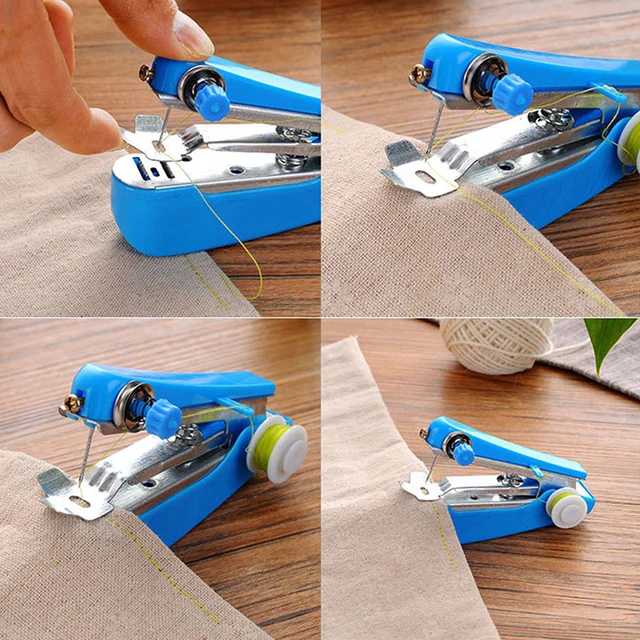 Handheld Sewing Machine Portable Mini Manual Simple Operation Sewing  Instrument Useful Portable Sewing Machines Tool Accessories - AliExpress