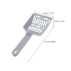 Extra Wide Cat Litter Scoop Ergonomic Handle Deep Shovel for Efficient Waste Removal Reusable Litter Box Cleaning Tool Heavy 5