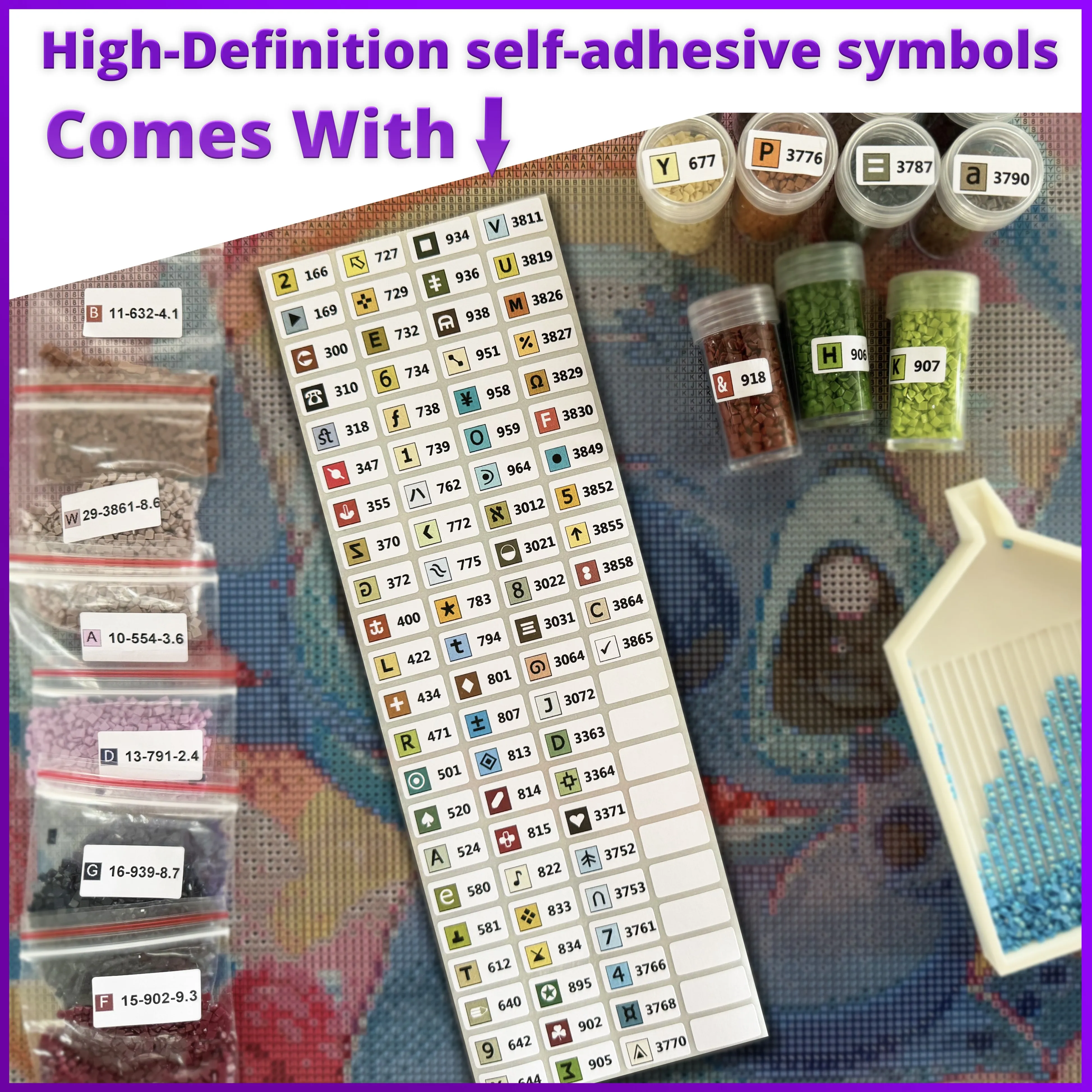 Diamond Painting 120 Colors Resin Fairy Dust AB Photo Custom Full Square Drill 5D DIY Cross Stitch Embroidery Decor