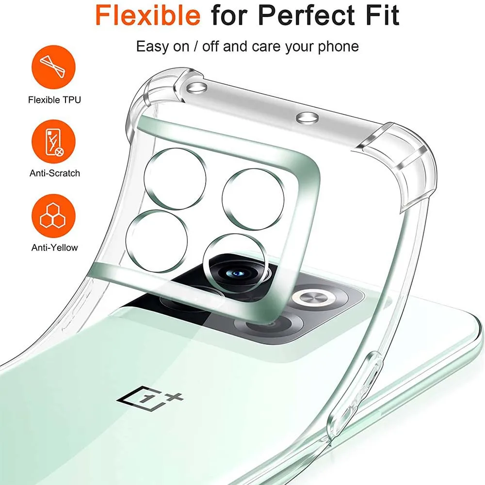 Durable Shockproof Clear Soft Cover Case