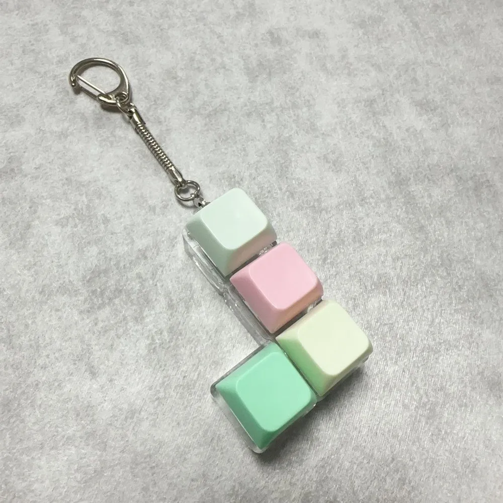 Fidget Keycap Toy Stress Relief Keychain