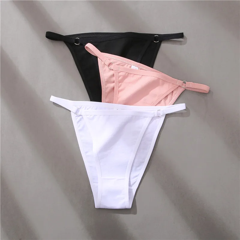 Cotton Lace Briefs Set - Womens Comfortable Underwear 3 Pcs S-XL