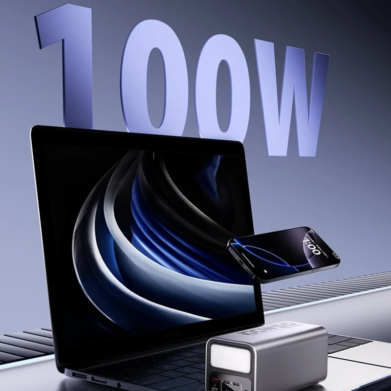 50000mAh PD100W Yoobao Power Bank Batteria esterna Carica rapida USB C Potente Powerbank portatile per laptop Xiaomi 13 iPhone 14 - immagine 5