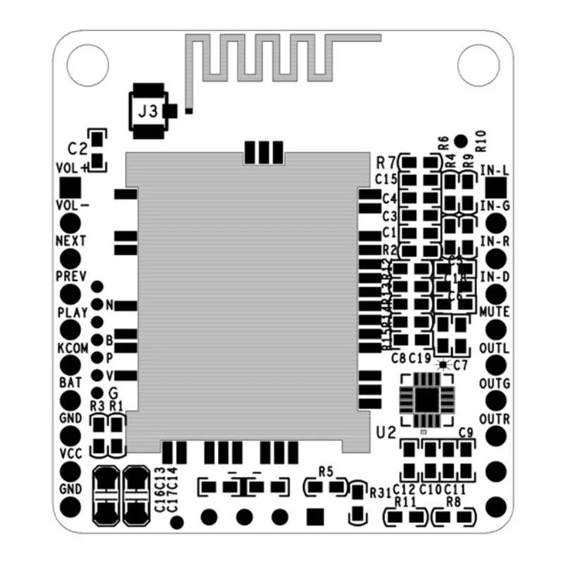 QCC3031 APTXHD  AUX ս  Hifi Bluetooth 5.0   TPA6132A2 ڵ   