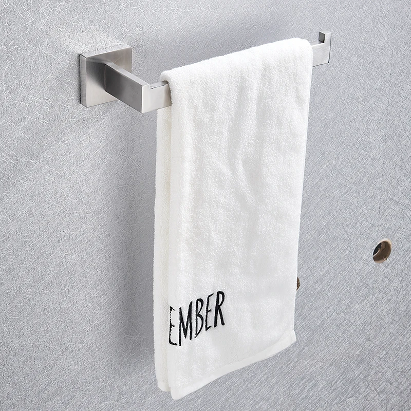 Bathroom hardware set Paper towel holder Toilet paper holder Bathrobe shelf Bathroom towel rack hooks 40cm