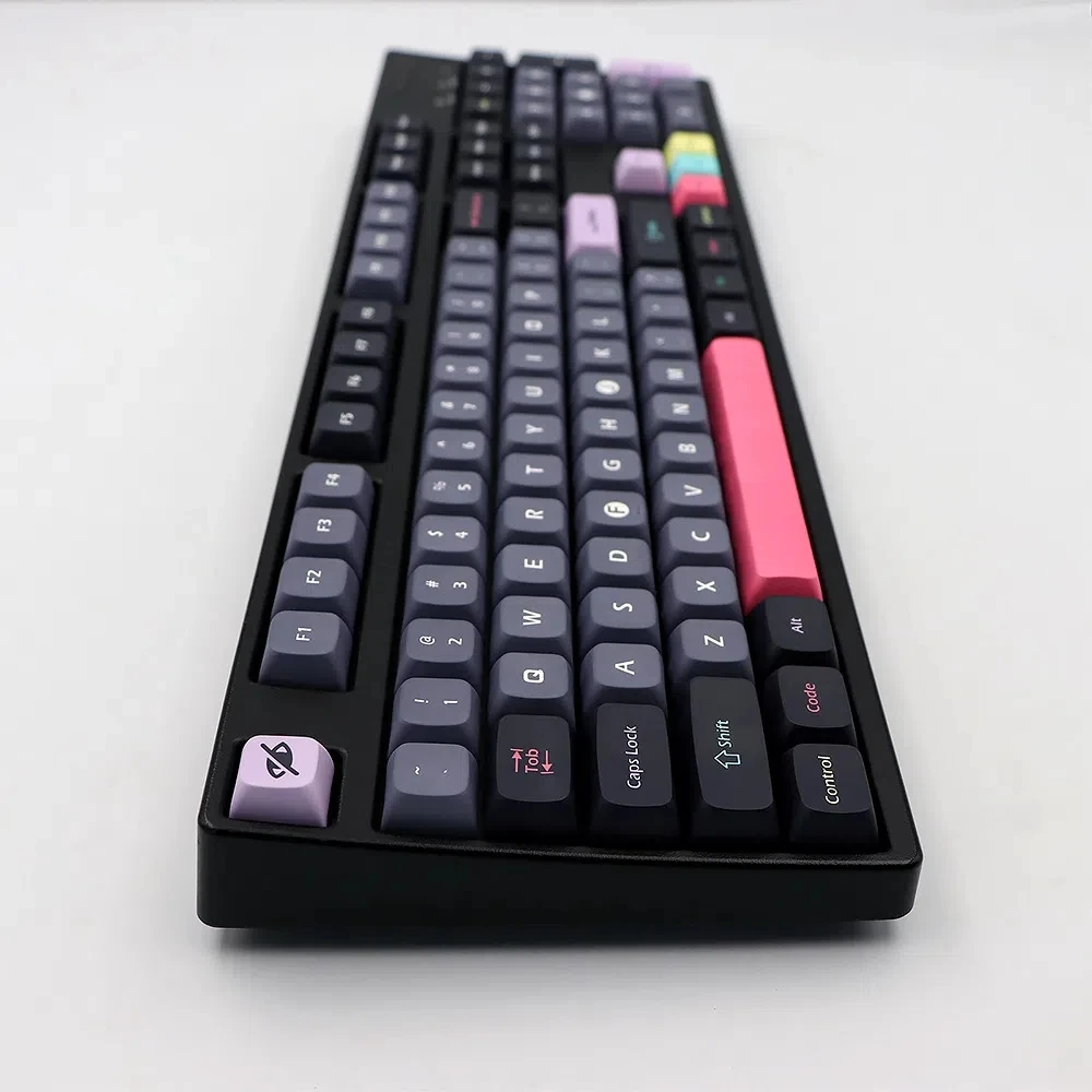 Gmk Dracula-teclado Mecânico Preto Xda Perfil Pbt Keycap Dye-sub Inglês Custom Keycaps 133 Teclas 61 Teclas 64 Teclas 68 Teclas 75 Teclas - Imagem 2