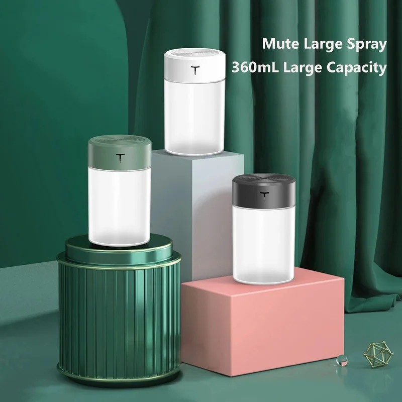 Увлажнитель воздуха ультразвуковой, 360 мл, USB