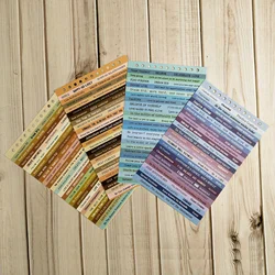 Vibrant Inspirational Quote Stickers - 40 Sheets for Journaling & DIY Crafts (Total 4 Sheets-3)