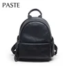 New Big Soft Cow Leather Women Backpack Black Grey High Quality Cowskin Ladies Rucksacks Leisure Business Travel Shoulder Bag 1
