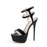 Summer 17cm High Heels Sandals Women Sexy Peep Toe Platform Ankle Buckle Strap Super-high Heel Shoe Party Pumps Gladiator Sandal - Image 5