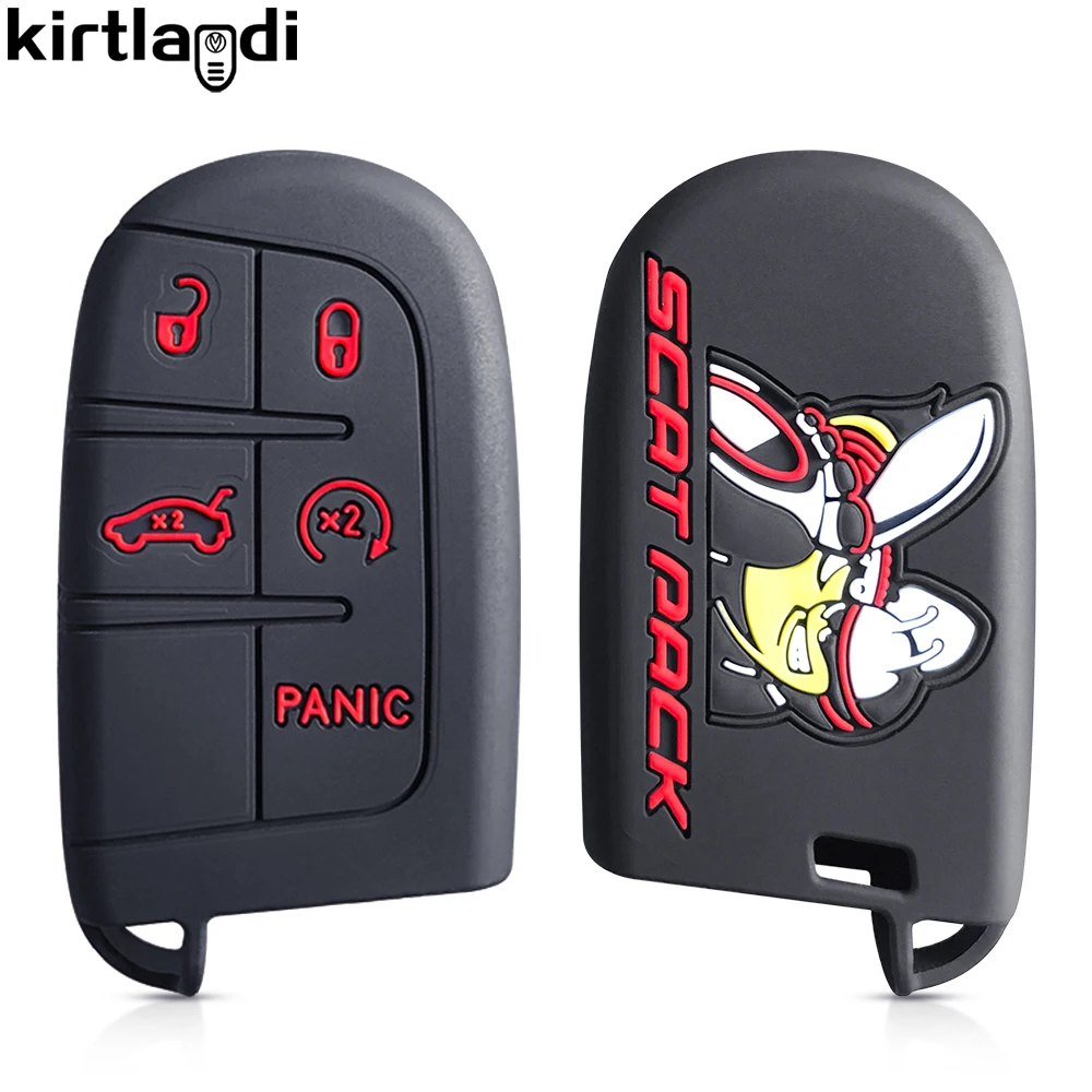 Key Case For Jeep Cherokee Compass S Renegade Grand Commander For Dodge Journey Challenger Jcuv Charger Chrysler 300C Cover