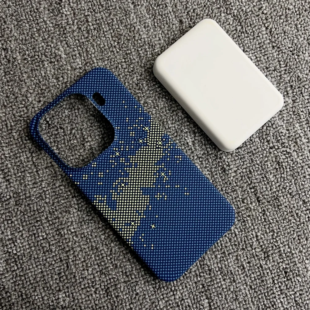 Luxury Carbon Fiber Kevlar Pattern Ultra Thin Magnetic Shockproof Phone Case