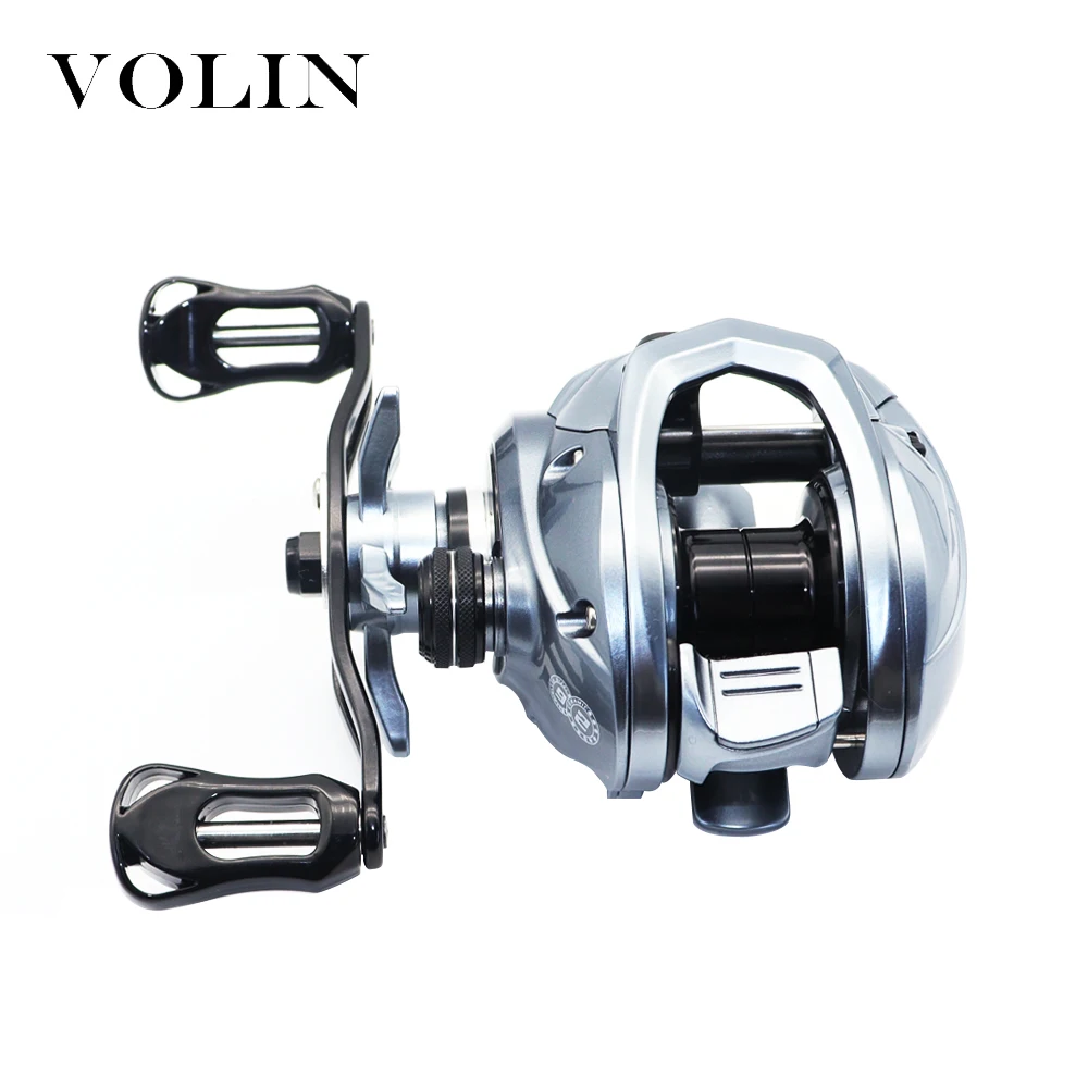 

Volin NEW Baitcasting Fishing Reel Magnetic Brake System Casting Reel 10+1 BB 8.1:1 Max Drag 8kg Freshwater & Slatwater Wheel