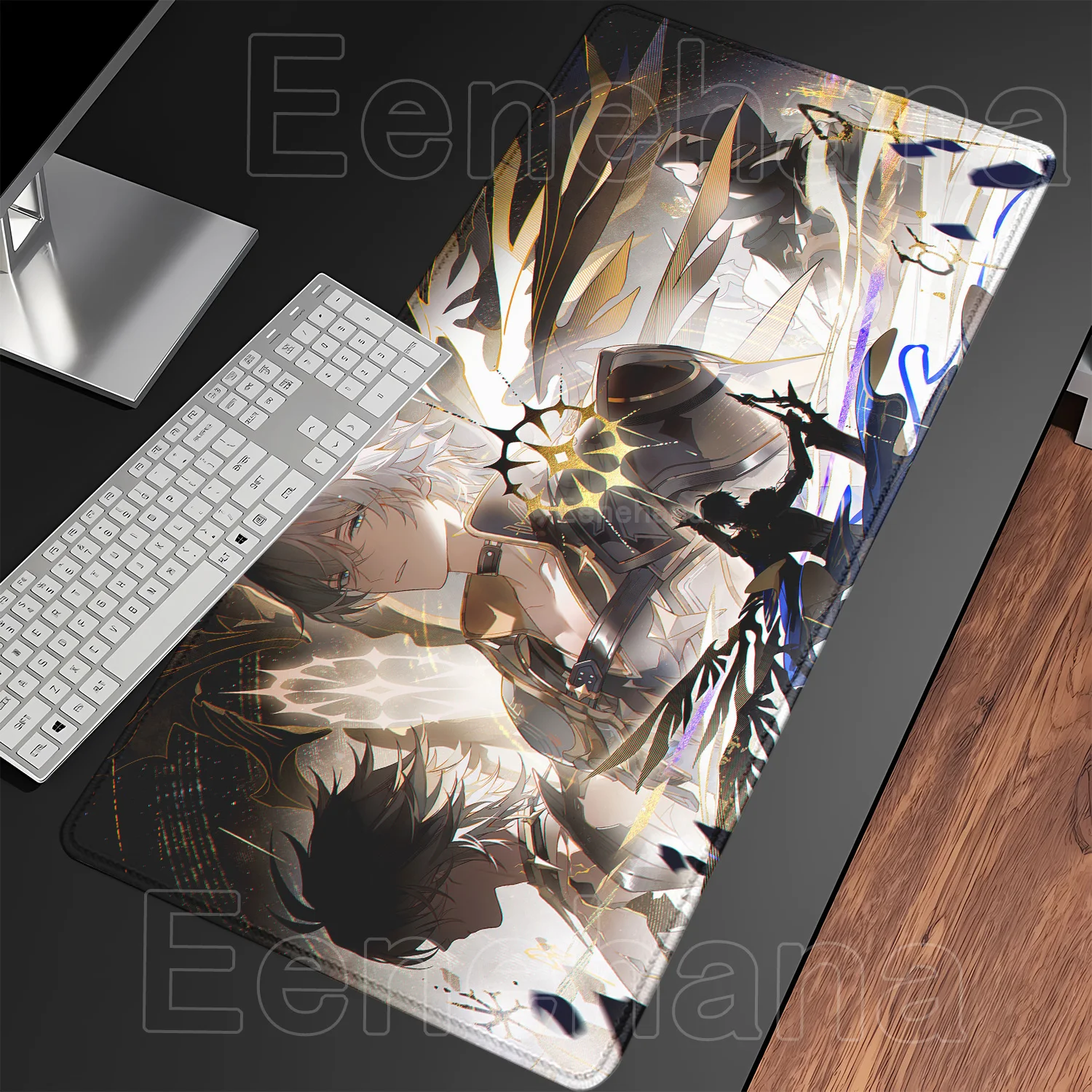 HD-Druck Spiel Honkai Star Rail Phainon Decoracion Mousepad Computer Gaming Zubehör Tastatur Gummi Mauspad Büro Schreibtisch Matte