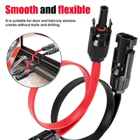 JMUYTOP – câble d'extension pour panneau solaire plat, 12/10 AWG 4/6 mm2, connecteurs étanches pour camping-car, photovoltaïque, maison, balcon, fil traversant 5