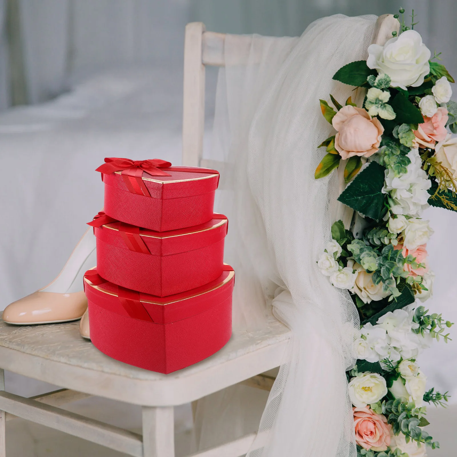 3 Pcs Gift Box Boxes Packing Floral Cardboard Flower Arrangements Wrap Presents gift boxes