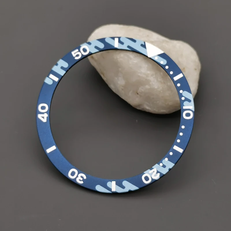 Aluminium Fashion Flat Watch Bezel Insert