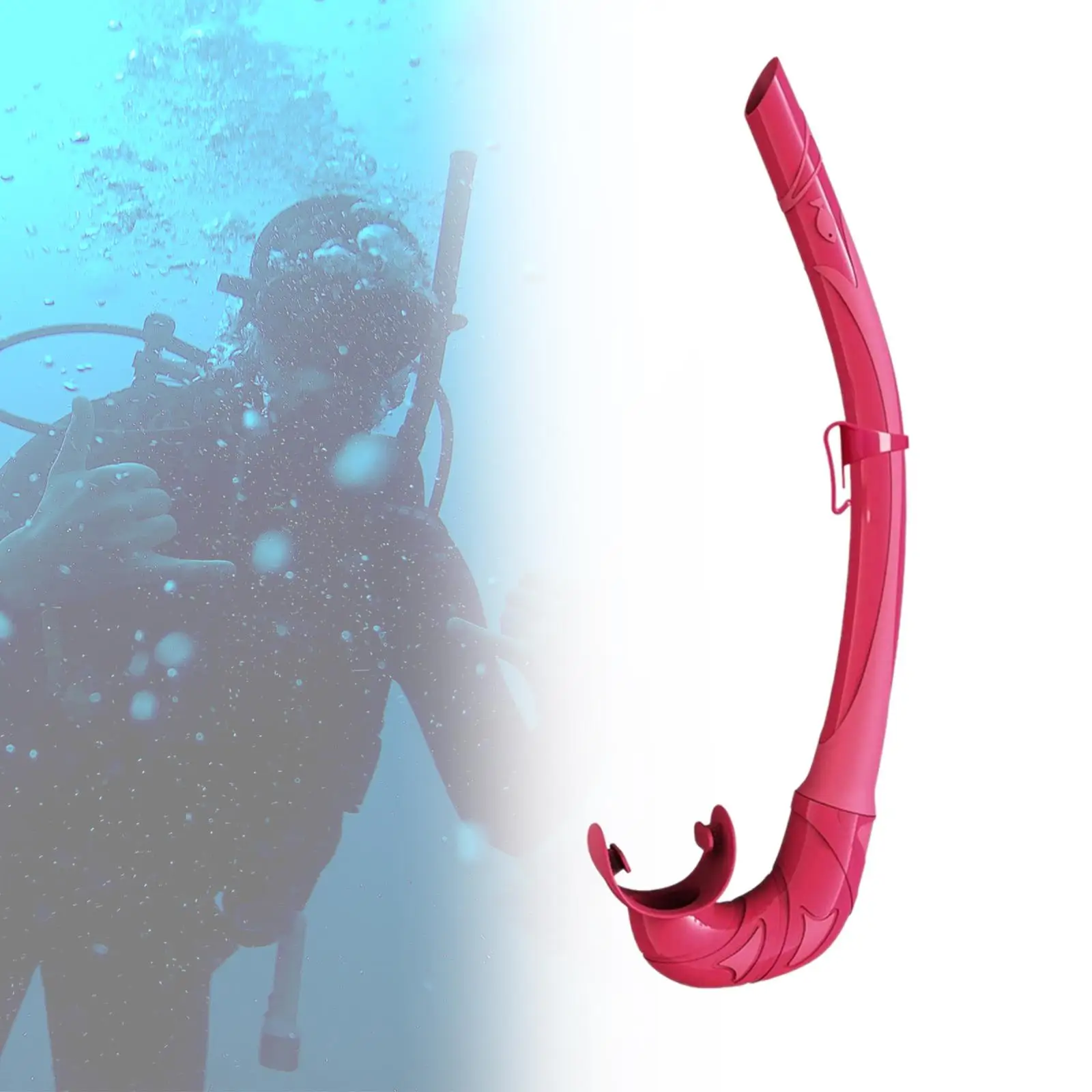 Scuba Diving Snorkel Breathing Tube Hose for Snorkeling Spearfishing Outdoor