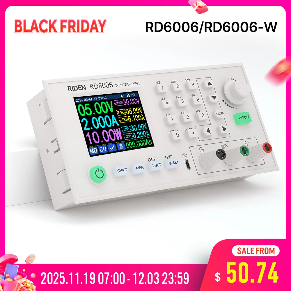 Rd rd6006 rd6006w usb wifi dc tensão corrente step-down módulo de