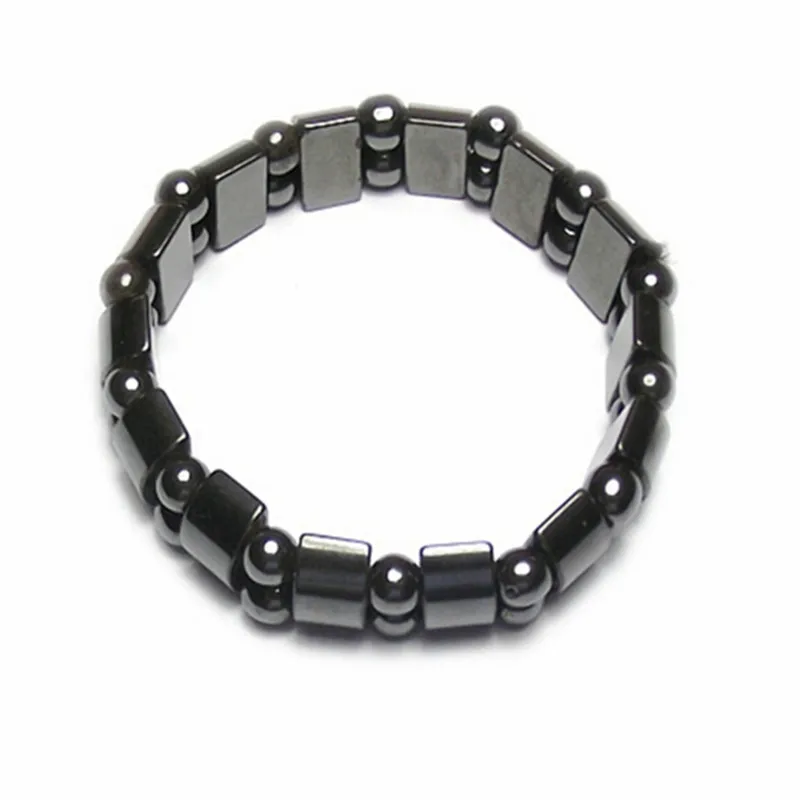 New Weight Loss Round Black Stone Bracelet Health Care Magnetic Therapy Bracelet 5
