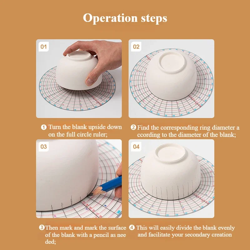Ceramic Ruler Tool for Pottery and Clay Crafts