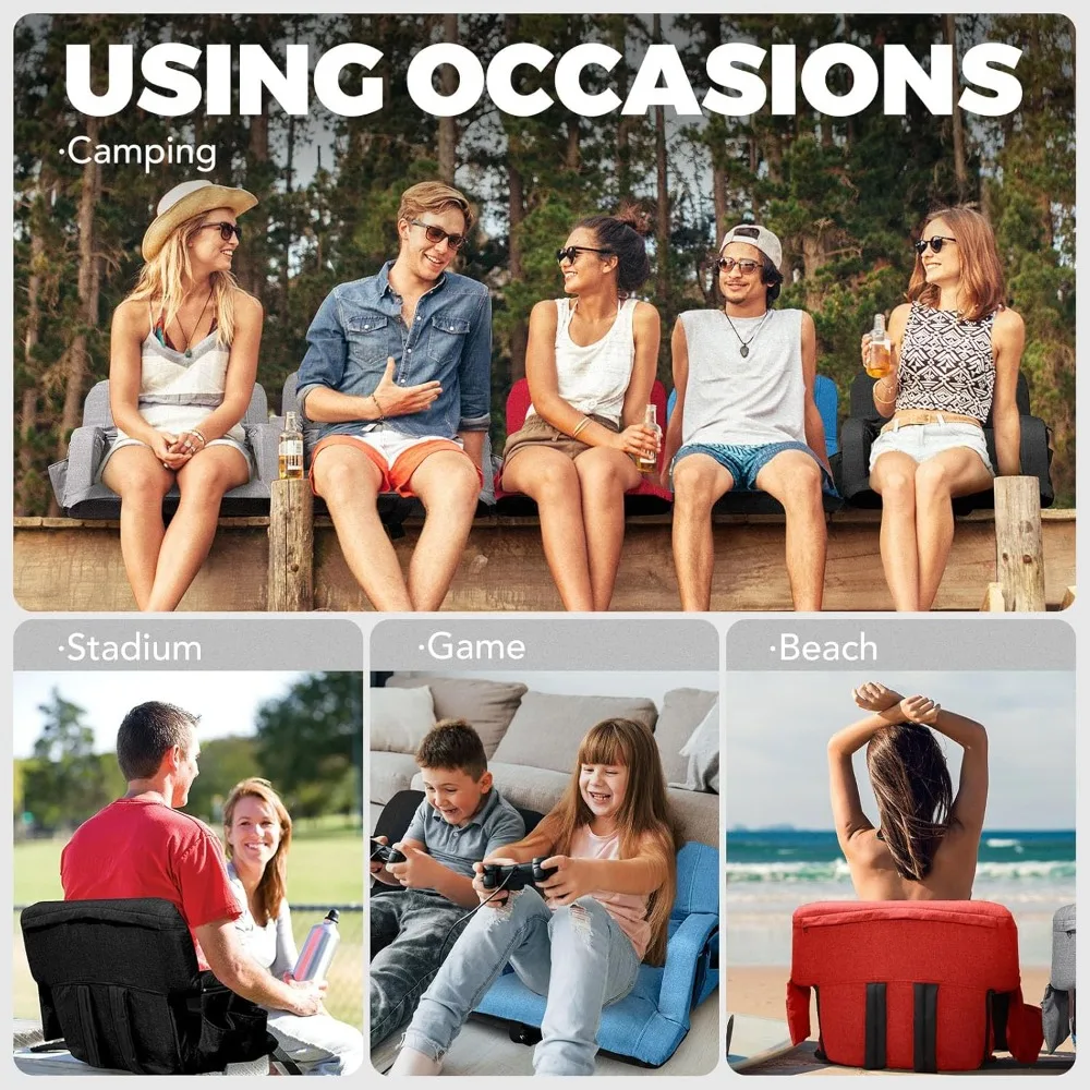 2-Pack Wide Stadium Seats 4