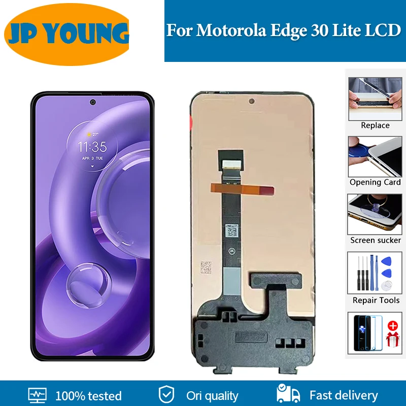 

Оригинальный ЖК-дисплей 6,28 дюйма для Motorola Edge 30 Lite, ЖК-дисплей, сенсорный экран, дигитайзер в сборе, замена для Moto Edge 30 Lite, ЖК-дисплей