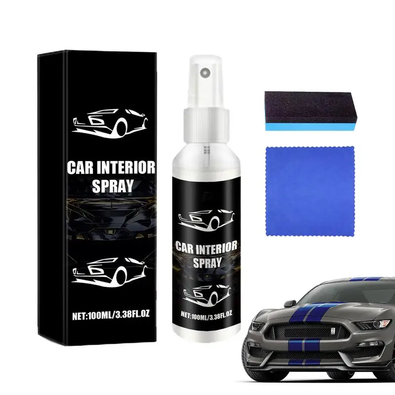 

Interior Cleaner And Protectant Car Interior Shiny Spray Seat Dashboard Water-free Cleaning Decontamination Maintenance