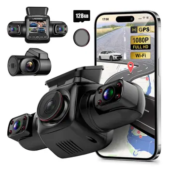 PRUVEEO 360° 4-Channel Dash Cam 1