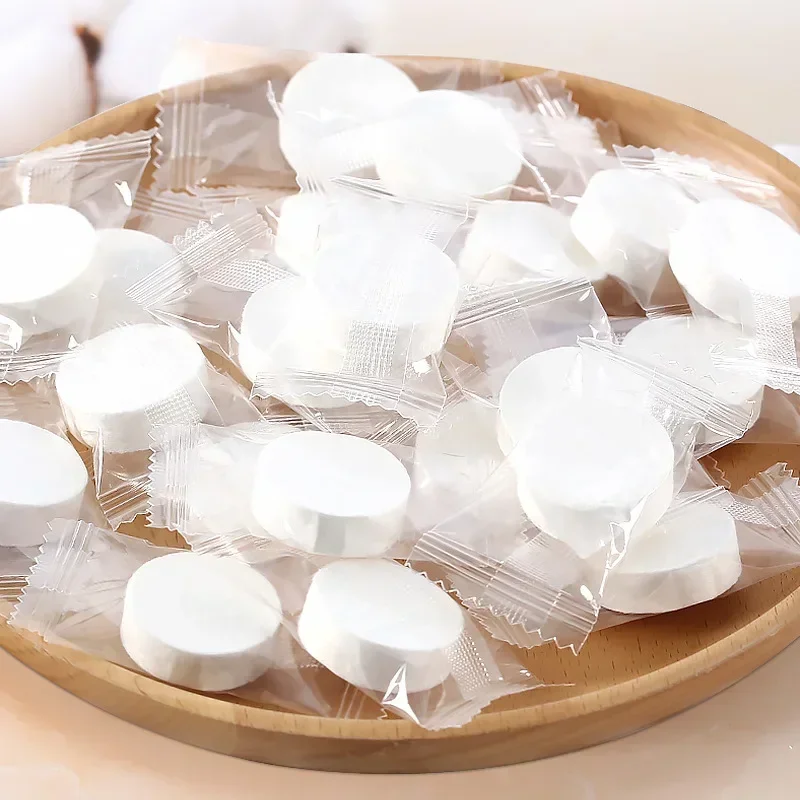 Portable Disposable Non-woven Compressed Face Towel Tablet Capsules