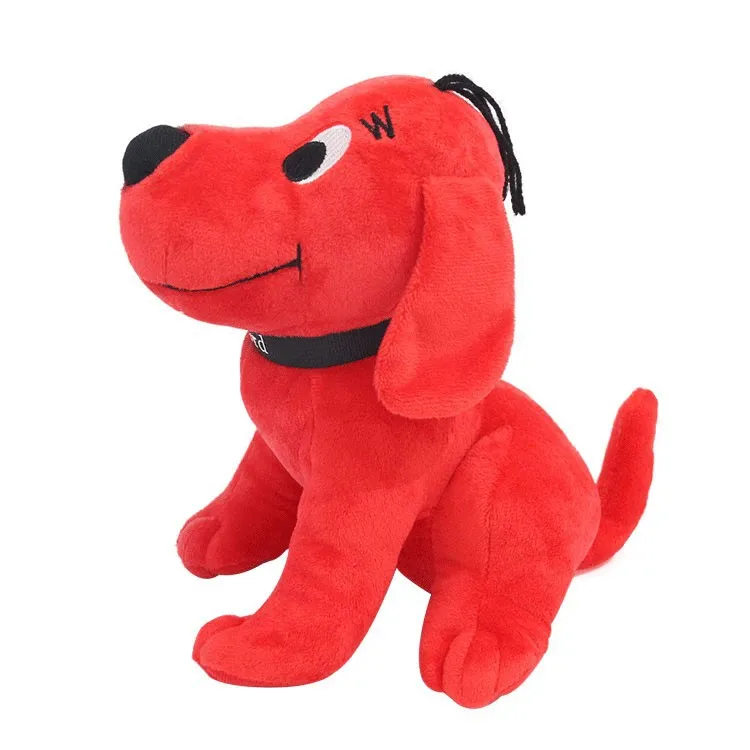 Super Cute Big Red Dog Cartoon Anime Plush Stuffed Toys Kawaii Clifford Soft Stuffed Doll about 23cm Christmas Toy Gift for Girl