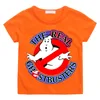 Summer Boys/Girls 4-14t Cartoon Cotton Funny Ghostbusters Game Print Cartoon Short Sleeve Children T-Shirt Animation Costumes 3