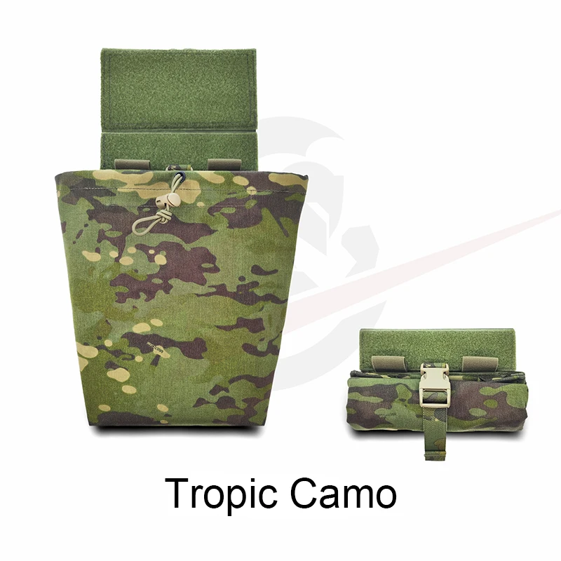 Tactical Raiders Woodland Camouflage Roll-Up Dump Pouch