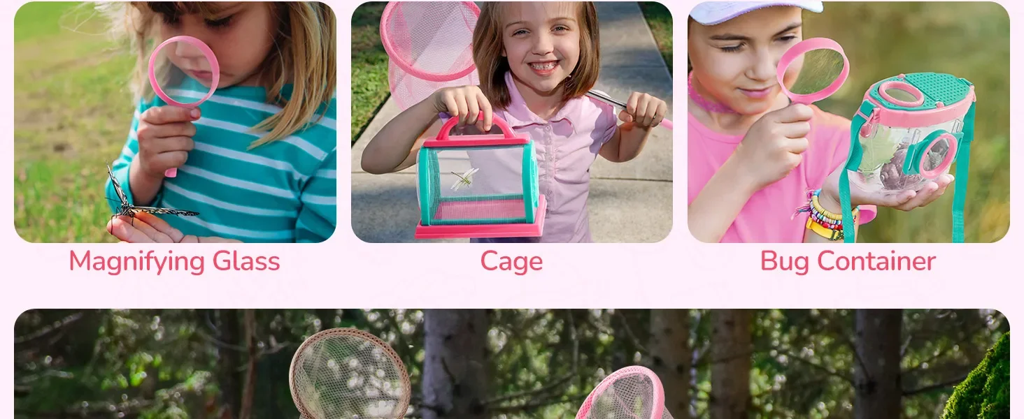 Kit d'exploration en plein air avec outils de capture d'insectes
